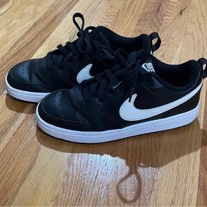 Nike Black Sneakers with White Swoosh